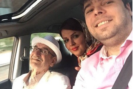 (عکس) احمد پورمخبر در کنار پسر و دخترش