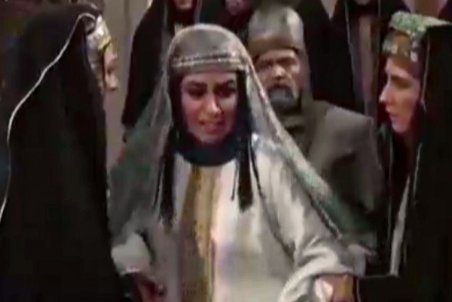 سکانسی از سریال مختار با بازی مرحومه ماه‌چهره خلیلی