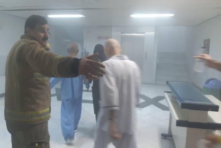 وقوع حریق در بیمارستانی در خیابان حافظ تهران /کسی آسیب ندید