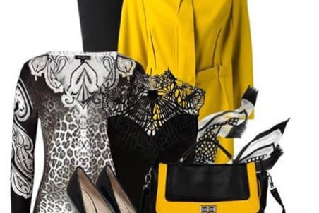 شیک ترین مدل های ست مانتو زرد