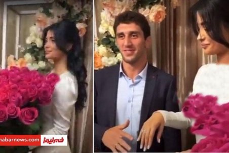 عکس/عروس خیانتکار مراسم ازدواج قهرمان کُشتی المپیک را به هم ریخت