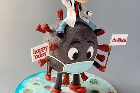 مدل کیک های کرونایی روز پزشک