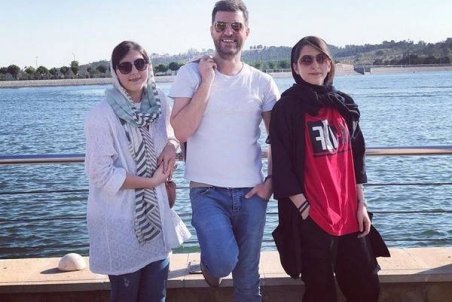 عکس جدید باربد بابایی و دوقلوهایش