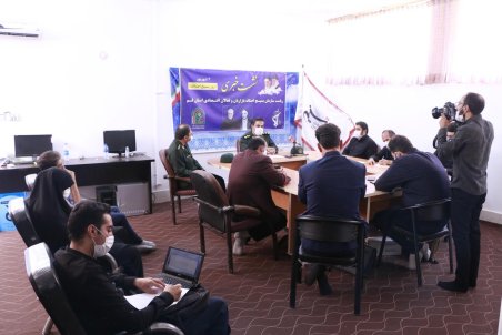 نشست خبری مسئول بسیج اصناف استان قم  به روایت تصویر