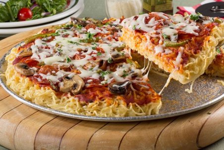 پیتزا نودل خوشمزه + طرز تهیه