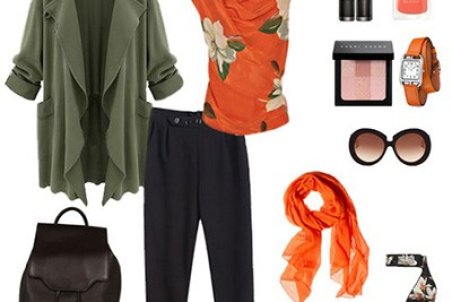 بهترین رنگ برای ست مانتو سبز