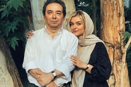 دنیا مدنی و پدرش / عکس