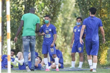 (عکس) بازگشت دیاباته به تمرین استقلال