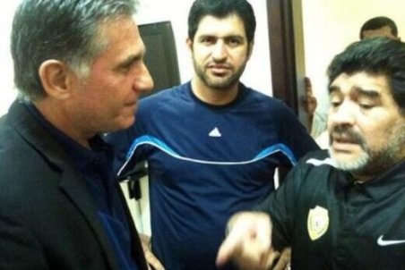 وقتی کی‌روش گوشی را روی مارادونا قطع کرد!