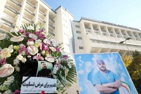 مراسم تشییع پیکر پرستاری که شادی می‌داد