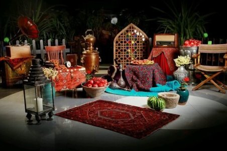 تزیین شب یلدا عروس و سفره آرایی شب چله با عکس هندوانه و کدو