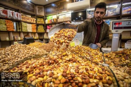 ‌کاهش ۳۰ تا ۴۰ درصدی خرید آجیل نسبت به یلدای ۹۸