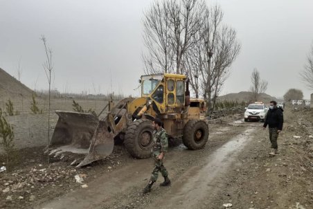 رفع تصرف و قلع و قمع ۶۰ هزار متر مربع از اراضی ملی شهرستان ساوجبلاغ