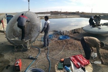تبدیل سیستم فرایندی تصفیه خانه فاضلاب شهر ورزنه از برکه تثبیت به لاگون هوادهی