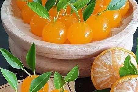 طرز تهیه ژله با آب پرتقال