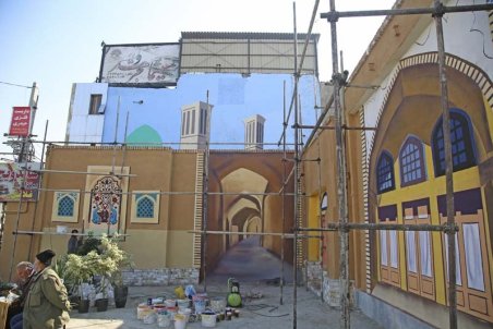 ارتقا زیبایی‌های بصری شهر با اجرای نقاشی دیواری