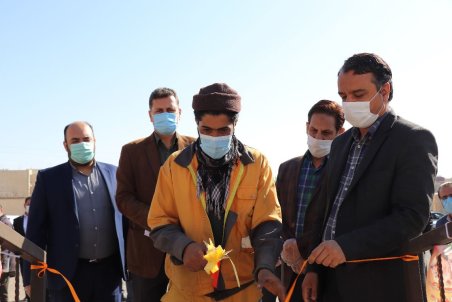 افتتاح ناحیه یک منطقه دو شهرداری سمنان توسط یکی از پاکبانان زحمت کش