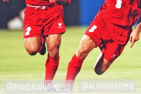 استوری شادمهر در حمایت از علی کریمی