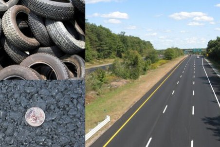 استفاده از پودر لاستیک برای افزایش کیفیت قیر