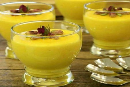 طرز تهیه فرنی پرتقالی