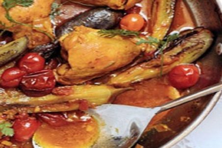 طرز تهیه‌ی خورش کدو با آلبالو