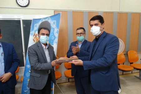 مراسم تودیع و معارفه رئیس اداره مالی و پشتیبانی آبفا منطقه یک برگزار شد