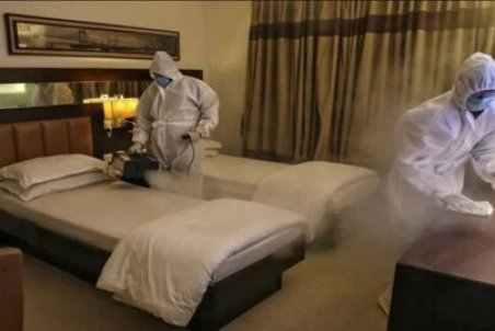 مسافران در هتل فرودگاهی قرنطینه می شوند