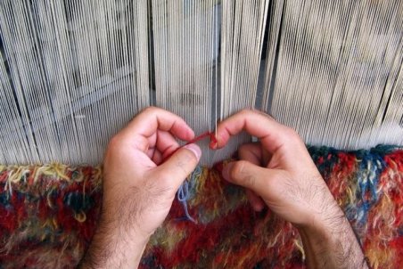 فرش‌بافی؛ شغل دوم روستائیان زنجانی