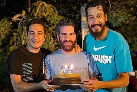 نوید محمدزاده در تولد هوتن شکیبا