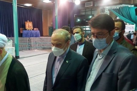 سلطانی‌فر در حسینیه جماران حاضر شد