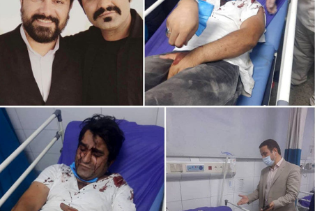 حمله خونین به دو بازیگر و کارگردان سریال دودکش + عکس