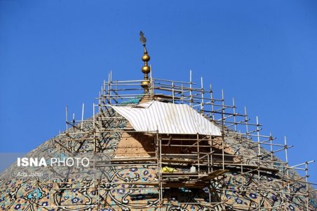 مرمت گنبد شیخ لطف‌الله را متوقف کنید