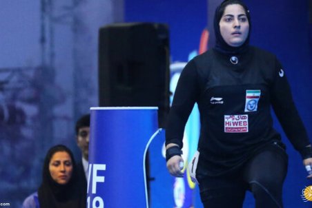 وزنه بردار زن ایرانی سهمیه المپیک گرفت