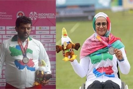 زهرا نعمتی و نورمحمد آرخی پرچمداران کاروان ایران در بازی های پارالمپیک توکیو