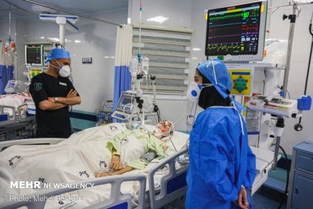 بستری ۱۰۷ بیمار بد حال کرونایی در بخش مراقبت های ویژه گیلان