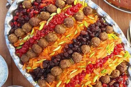 هویج پلوبا گوشت قورمه + طرز تهیه