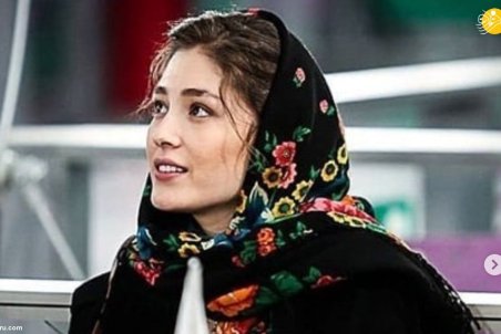 عکس فرشته حسینی روی مجله صربستانی