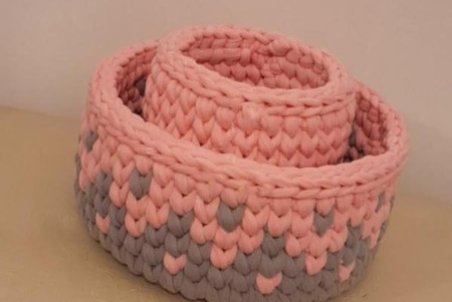 آموزش بافت سبد تریکو