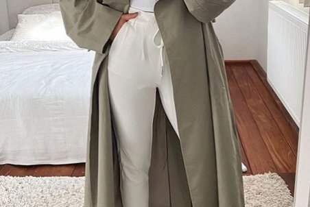 ست کفش با مانتو بلند