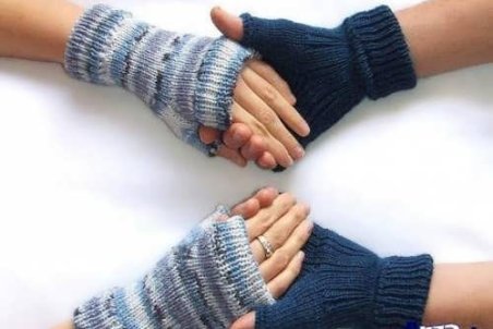 آموزش تصویری بافت دستکش