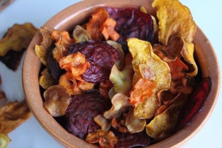 طرز تهیه چیپس سبزیجات در منزل