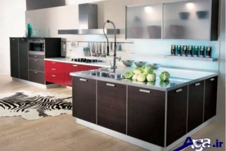 مدل کابینت شیشه ای