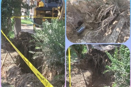 مهارحادثه شبکه آب در اتوبان شهید چمران منطقه چهار اصفهان