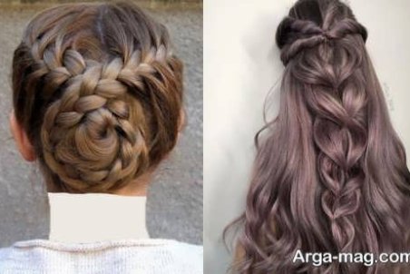 مدل بافت موی بلند مجلسی