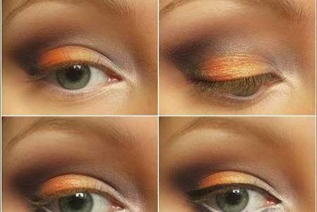 آموزش تصویری آرایش چشم فصل هاي سرد