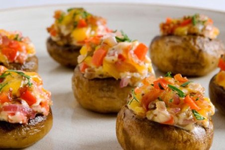 دلمه قارچ و مرغ؛ آسان و خوشمزه