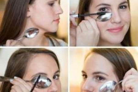 آموزش آرایش کامل صورت با استفاده از قاشق