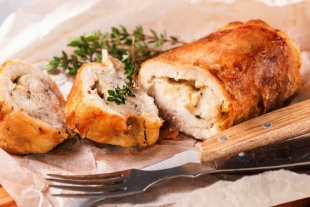 طرز تهیه رول مرغ سوخاری + فیلم