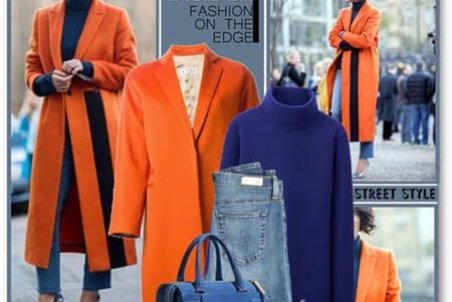 راهنمای ست مانتو نارنجی