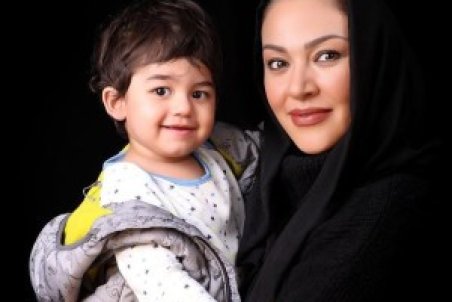 جشن تولد زیبا بروفه در کنار فرزندش اهورا